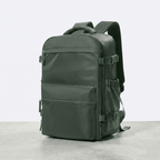 Travel Backpack With Vacuum Compression And Air Pump For Carry-On