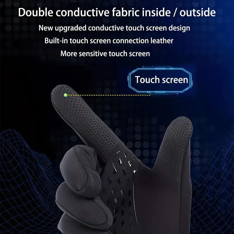 Sarung Tangan Berbasikal Kalis Air Berpenebat Nordvik Dengan Skrin Sentuh