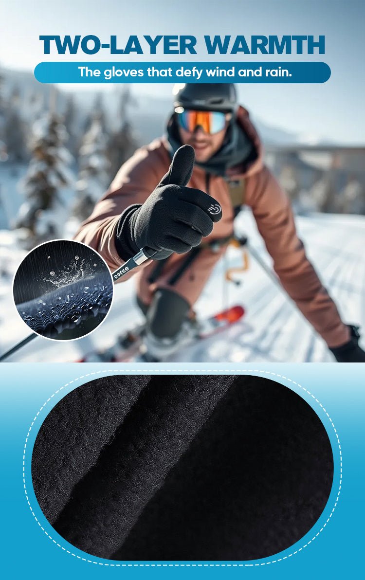 Sarung Tangan Berbasikal Kalis Air Berpenebat Nordvik Dengan Skrin Sentuh