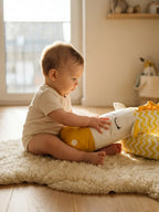 Pelindung Katil Bayi Zebra Kapas Tulen Premium