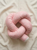 Washable Geometric Cotton Baby Crib Bolster