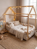 Premium Two-Tone Braided Baby Crib Bumper