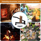 LogMaster Wandmontierter Holzspalter für einfaches Holzspalten zu Hause