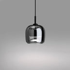 Solenra Black Glass Pendant Light For Modern Interiors