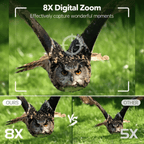 LumaQuest Natkikkerter 8X med 7 IR-niveauer og 4K Pro-optagelse