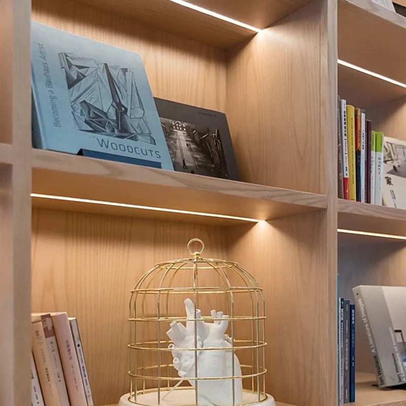 Vékony LED konyhaszekrény alatti világító rúd, állítható hosszúságú