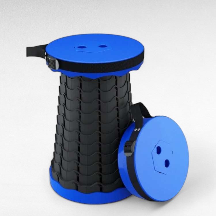 NomadFold 折りたたみスツール、高さ調節可能、軽量