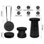 NomadFold 折りたたみスツール、高さ調節可能、軽量