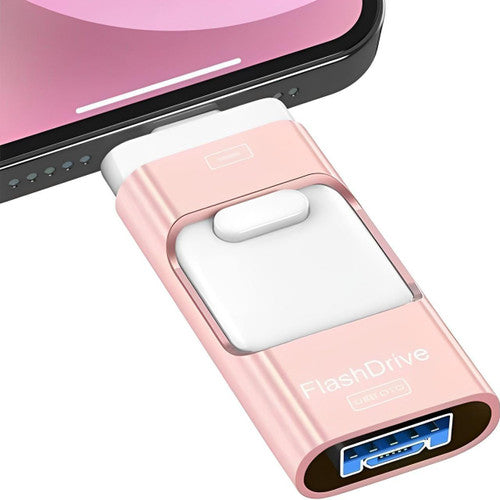 NexPort 128GB 4 az 1-ben USB meghajtó iPhone-hoz és Androidhoz