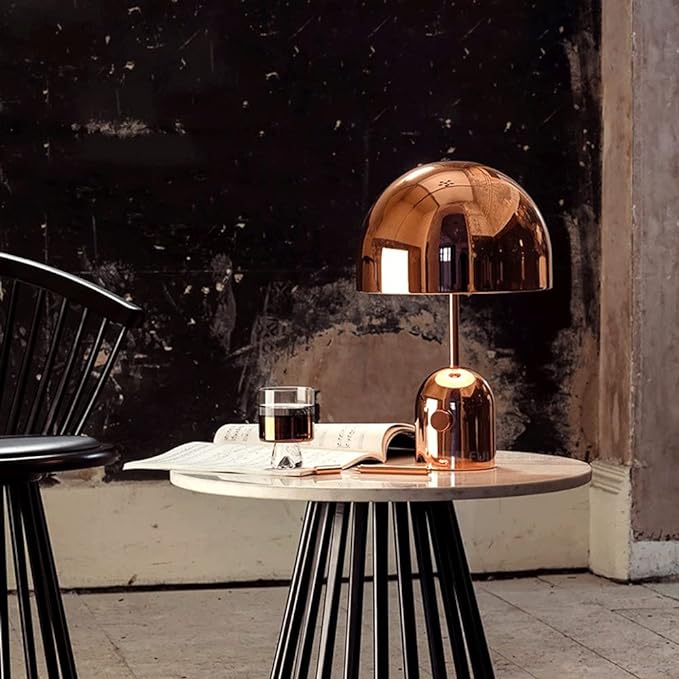 Luminra Copper Dimmable Table Lamp for Living Rooms and Offices