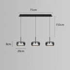 Vellin | Klare Glas Pendelleuchte