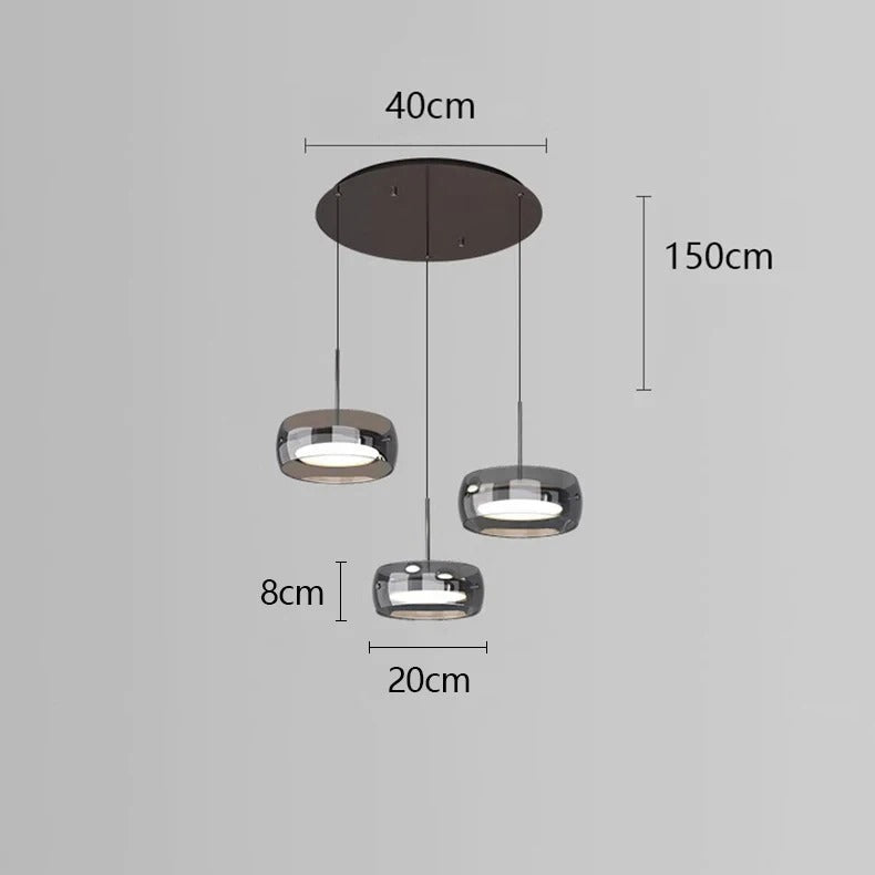 Vellin | Klare Glas Pendelleuchte