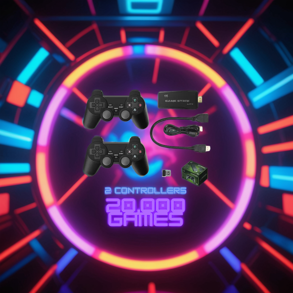 Vanta Retro Console 64GB With 2 Controllers - 20K+ Games