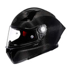 Casco de Fibra de Carbono para Ciclistas, Diseño Integral Ligero, Aprobado por DOT y ECE