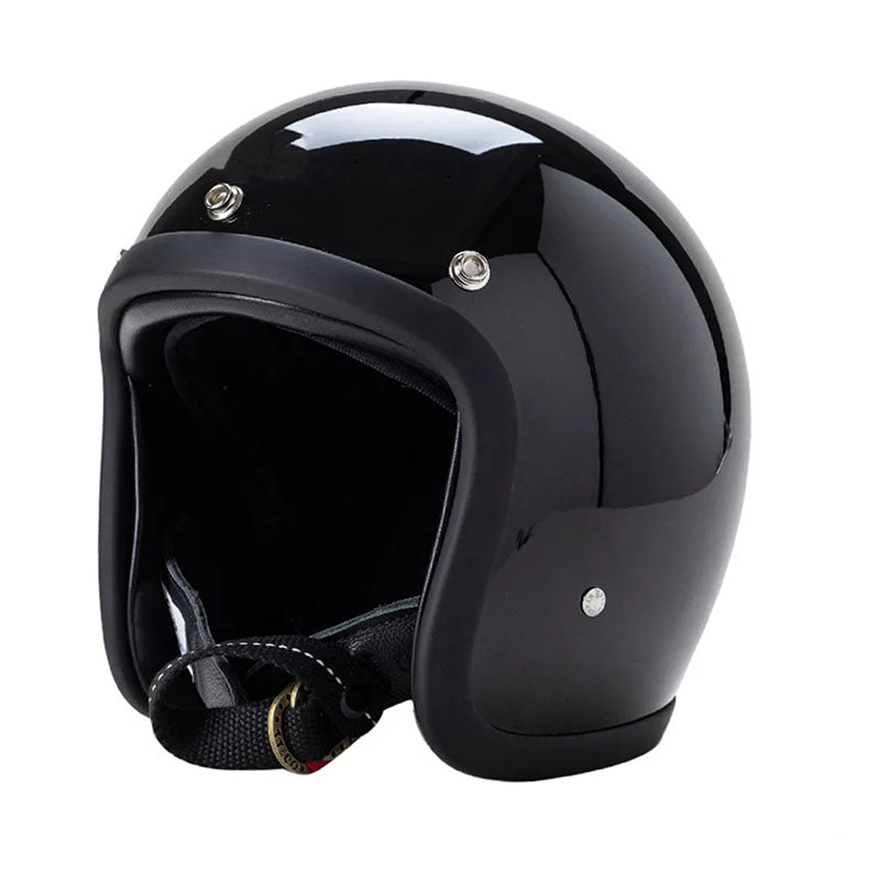 AeroGuard Retro Motorcycle Helmet DOT and ECE Certified