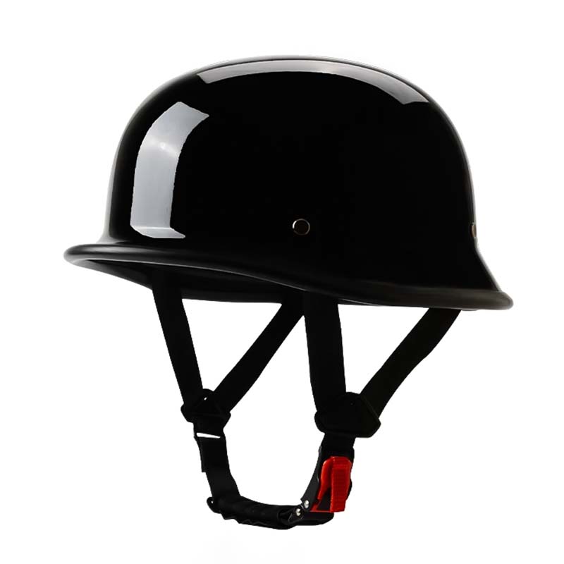 RidgeBolt Vintage Half-Face Helmet ECE DOT Certified