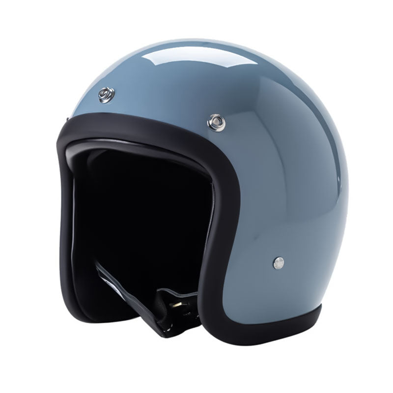 AeroGuard Retro Motorcycle Helmet DOT and ECE Certified