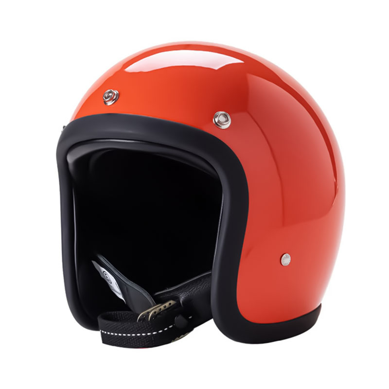 AeroGuard Retro Motorcycle Helmet DOT and ECE Certified
