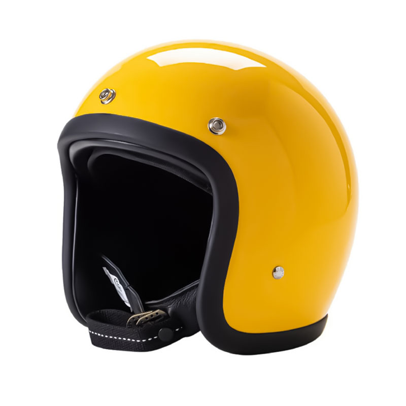 AeroGuard Retro Motorcycle Helmet DOT and ECE Certified