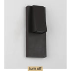 Kirrea Vintage Sort Vandtæt Udendørs LED Væglampe 18W