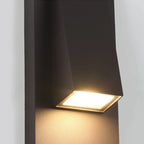 Kirrea Vintage Sort Vandtæt Udendørs LED Væglampe 18W