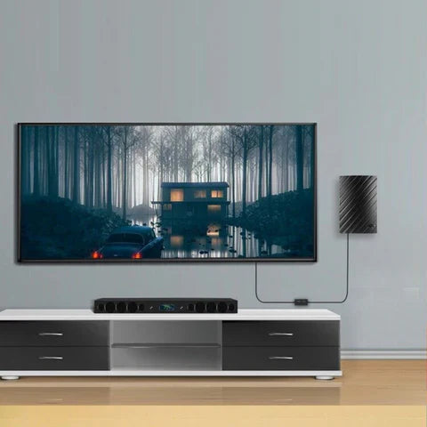 AeroView Pro Indendørs 4K HDTV Antenne Leverer Lokale Kanaler Op Til 600 Miles