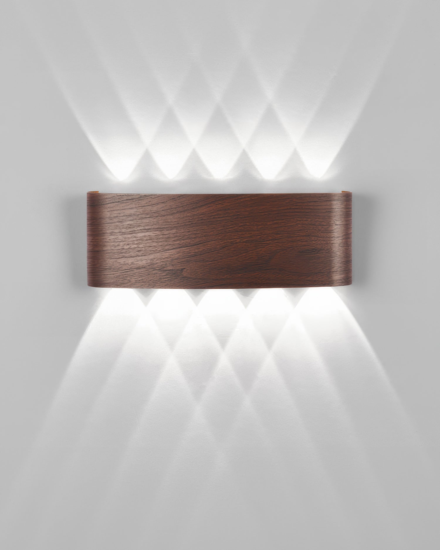 LumaVerde Woodgrain LED Outdoor Sconce Weather-Resistant