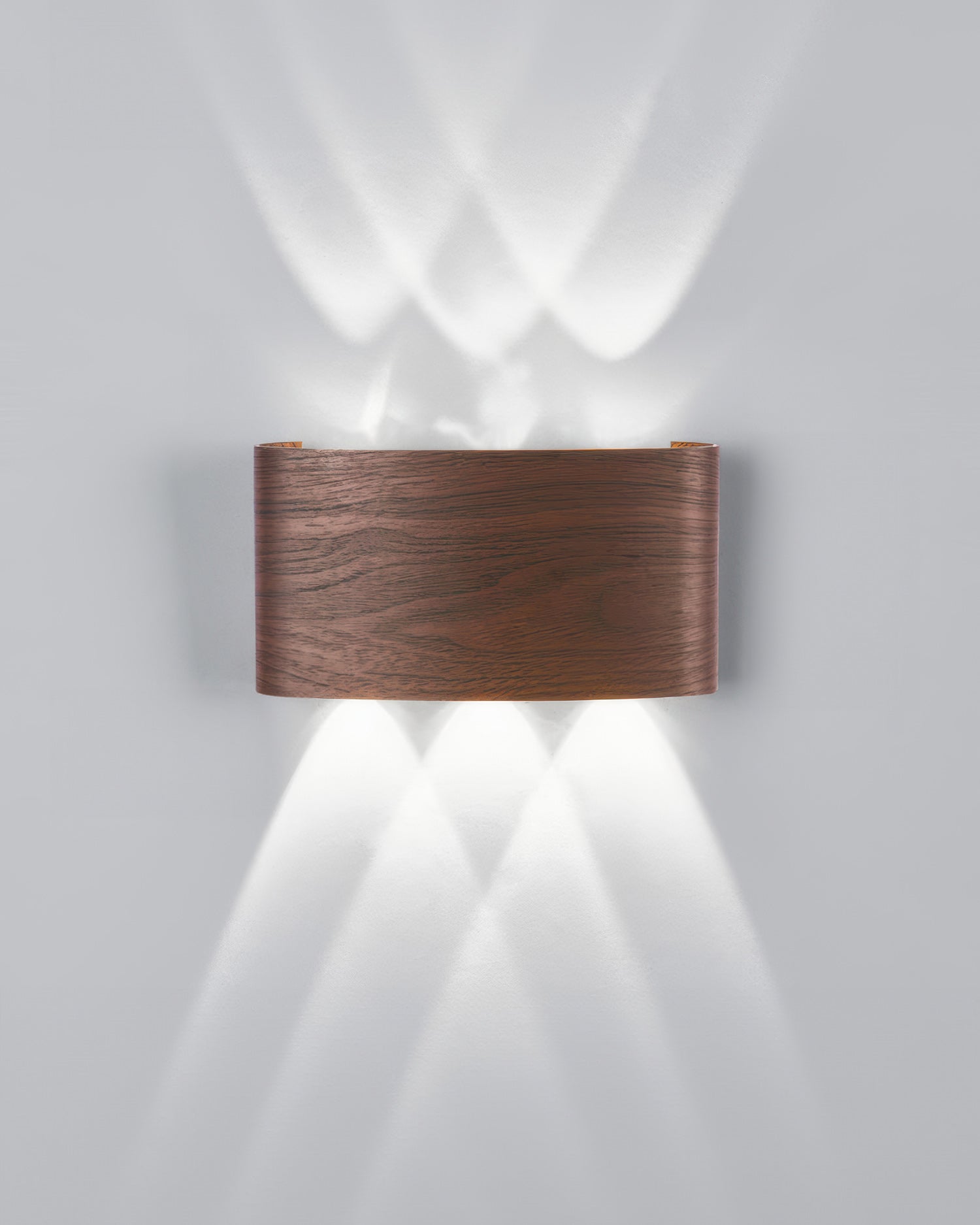 LumaVerde Woodgrain LED Outdoor Sconce Weather-Resistant