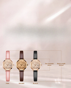 Montre vintage mini en cuir pour femmes | Petprovac