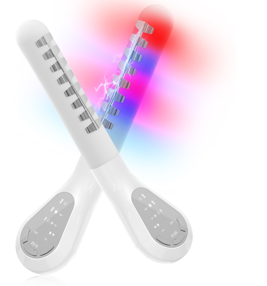 Women's Vibration Light Therapy Wand With Smart Timer