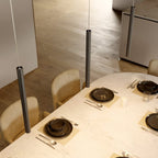 Lanterne suspendue minimaliste AeroLume avec éclairage LED performant