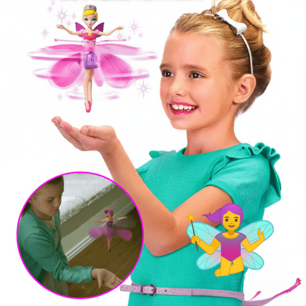 Gesture Controlled Fairy Flight Toy With Multicolor LED Glow For Kids