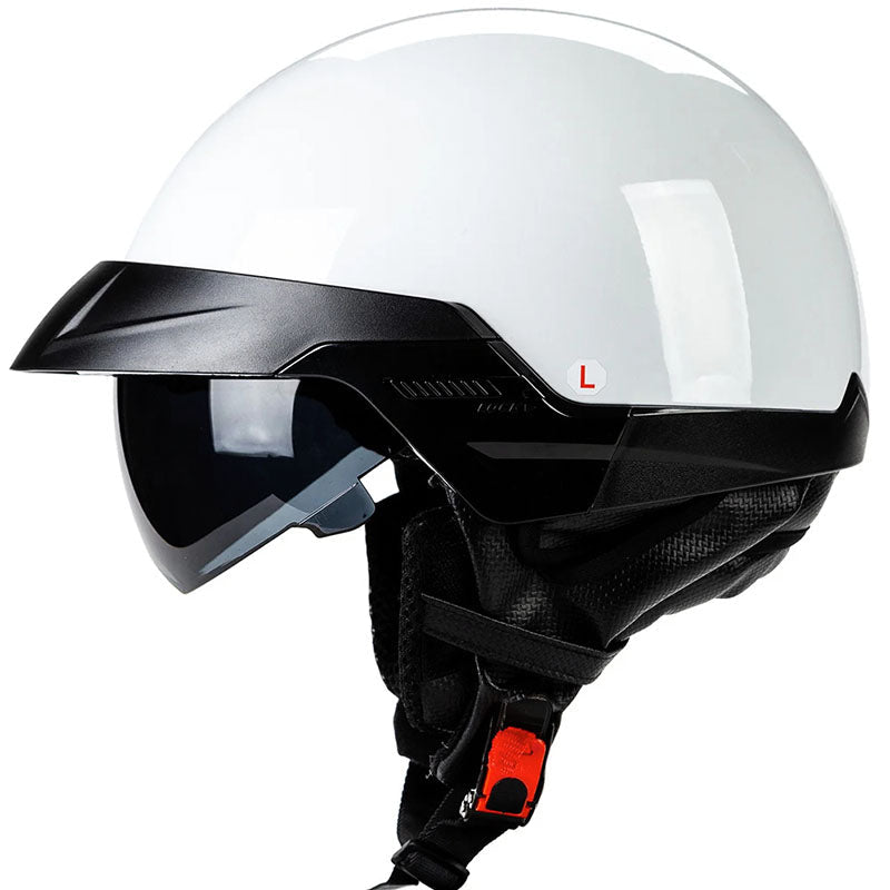 Nyitott cruiser motoros sisak levehető béléssel