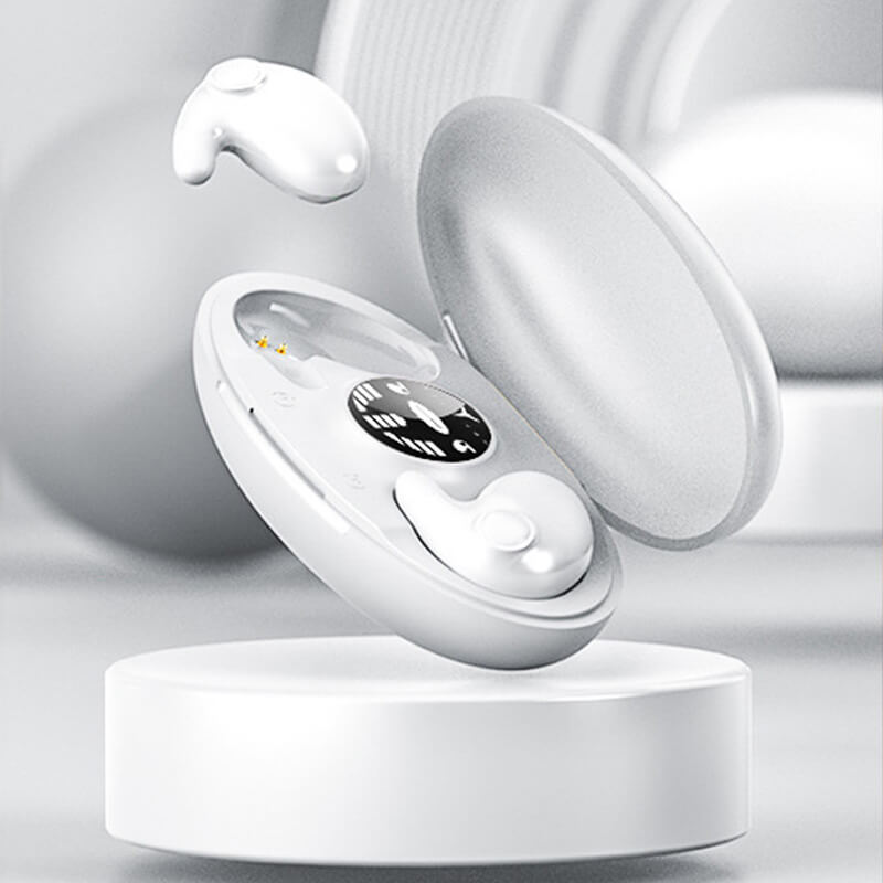 Auriculares inalámbricos invisibles impermeables IPX5 para dormir con comodidad nocturna