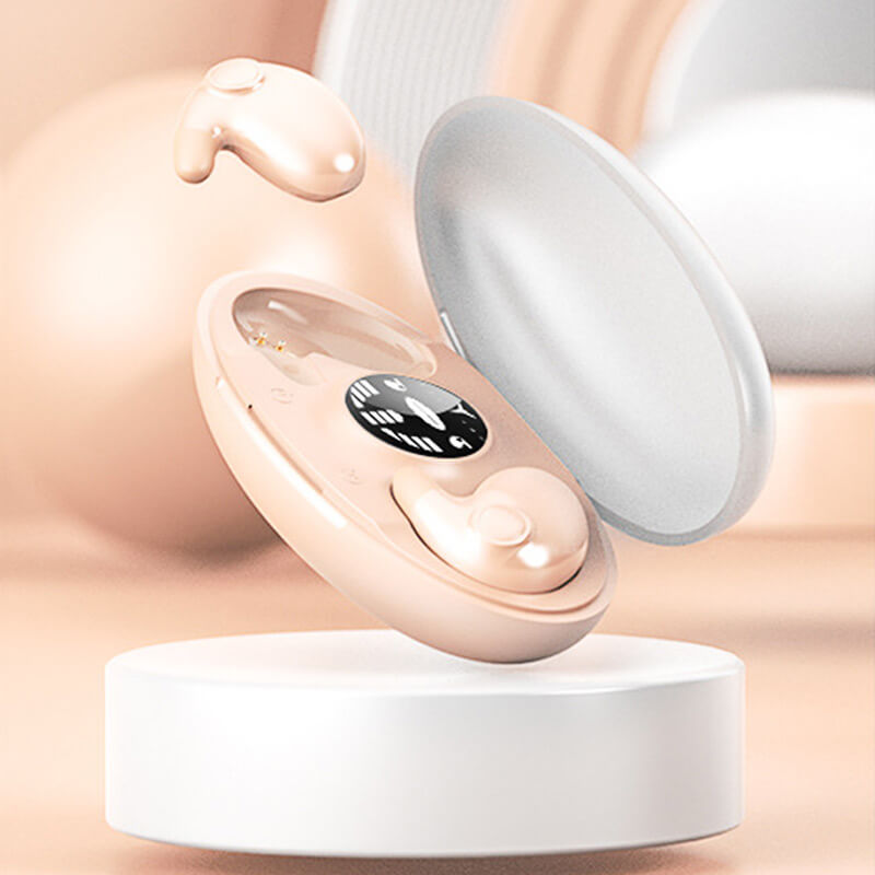 Auriculares inalámbricos invisibles impermeables IPX5 para dormir con comodidad nocturna