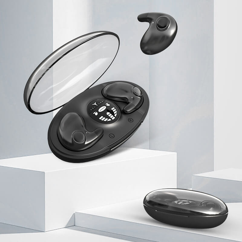Auriculares inalámbricos invisibles impermeables IPX5 para dormir con comodidad nocturna