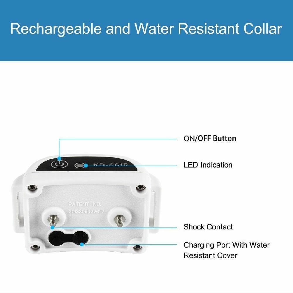 Collier de clôture pour chien sans fil ZenGuard Pro invisible étanche