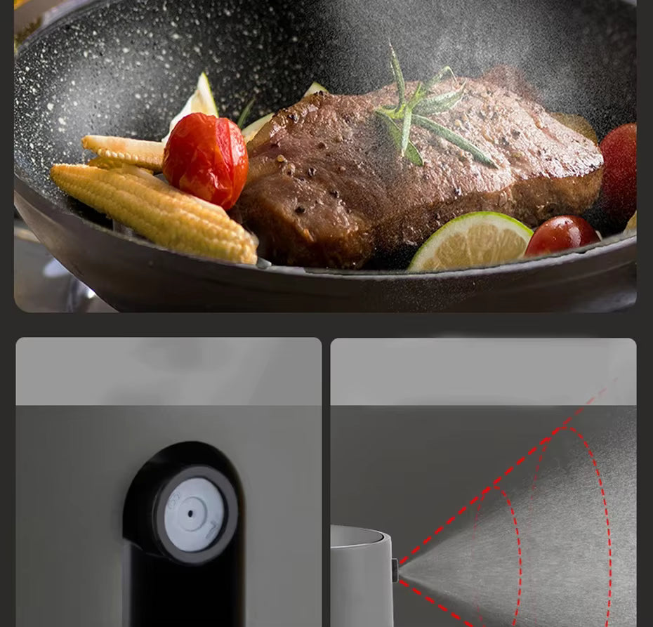 Pulvérisateur d'huile en verre AureaMist 250 ml pour distribution précise Cuisine inodore