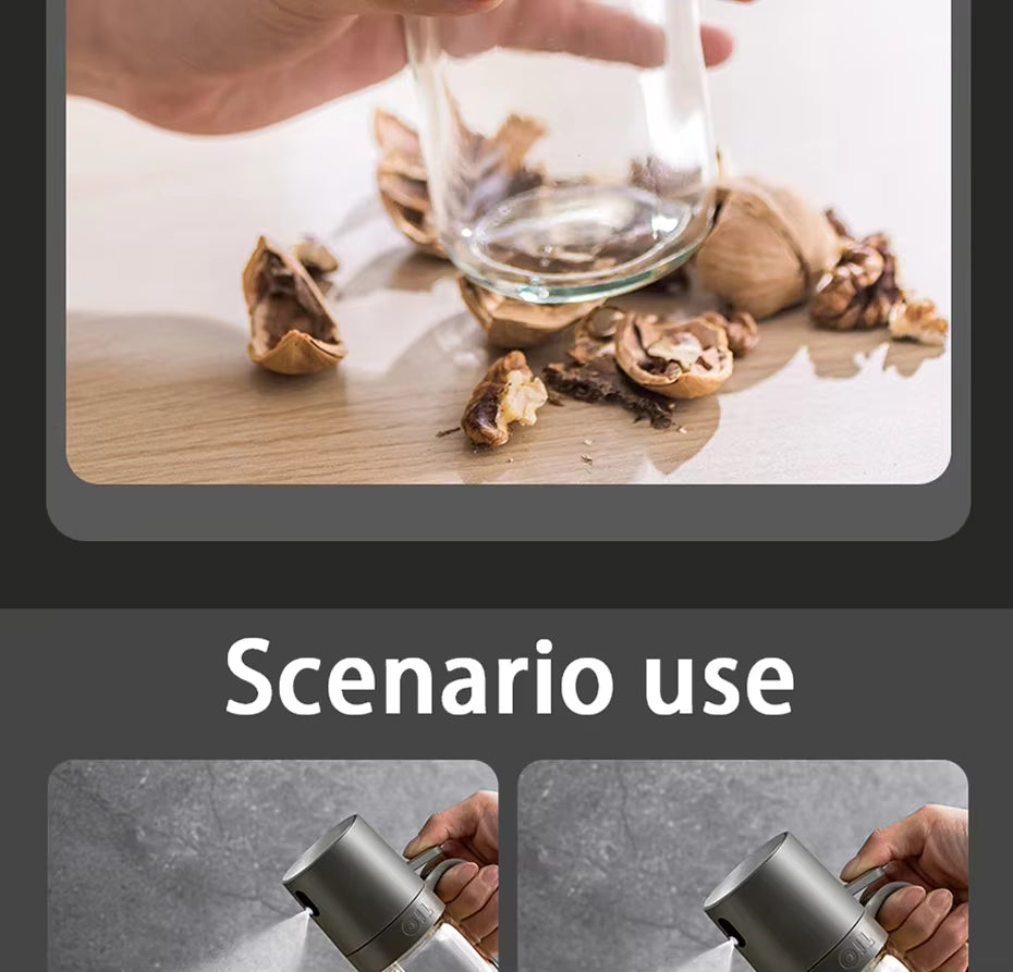 AureaMist Szklany Spryskiwacz do Oleju 250ml Do Precyzyjnego Dozowania Bezwonny Do Gotowania