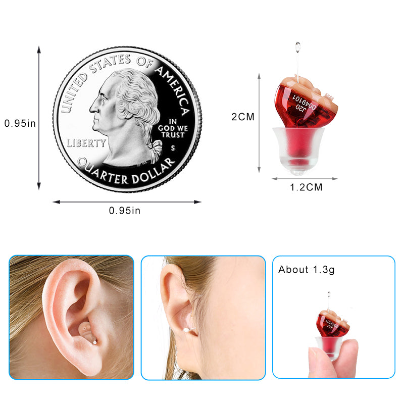 Vireta Micro Digital Hearing Aid With Noise Cancellation