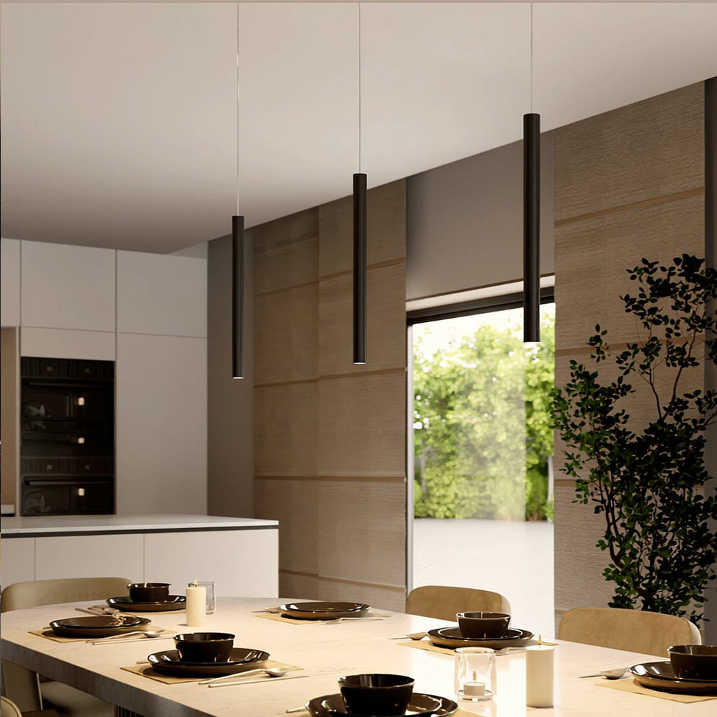 Lanterne suspendue minimaliste AeroLume avec éclairage LED performant