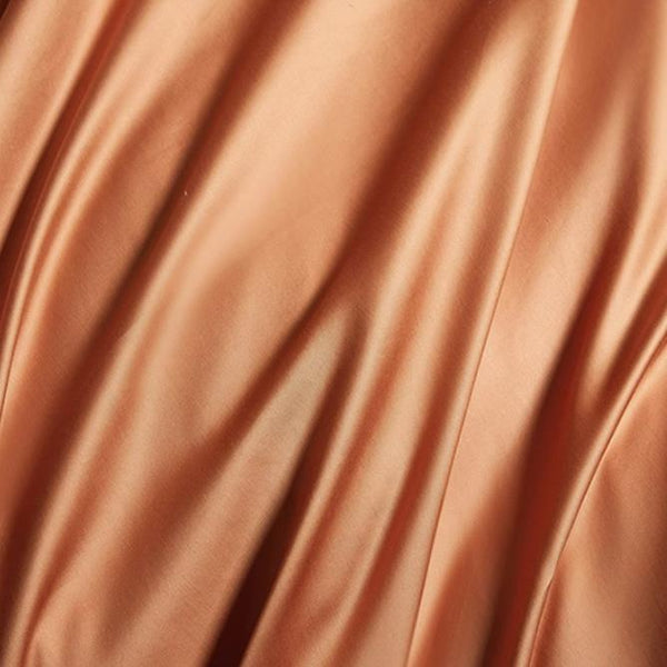 Set di biancheria da letto in cotone satinato ricamato Luminoir, quattro pezzi per camere da letto eleganti