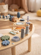 Moon Crescent Activity Table For Kids Play Desk Set